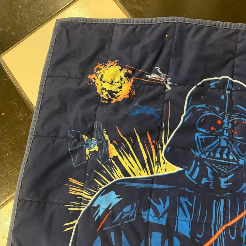 Star Wars the Mandalorian Grogu Weighted Blanket Multi-Color 36x48”